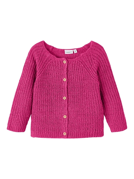 NAME IT Strik Cardigan Besine Pink Yarrow